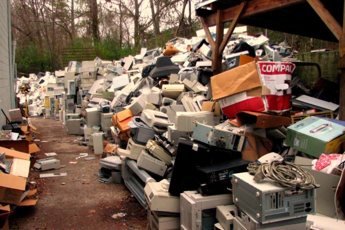 En 2018 habrá 49 millones de toneladas más de basura electrónica