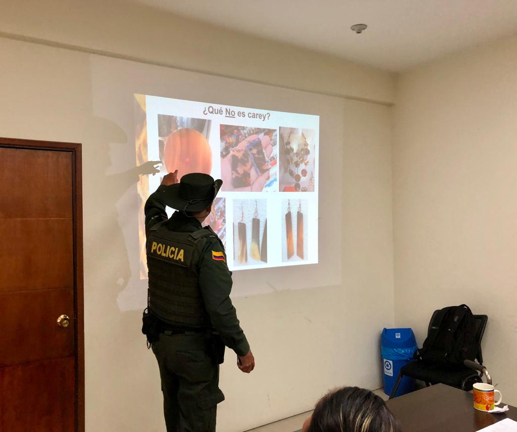 La Policía Ambiental de Cartagena es uno de los actores que controla el tráfico ilegal de tortuga