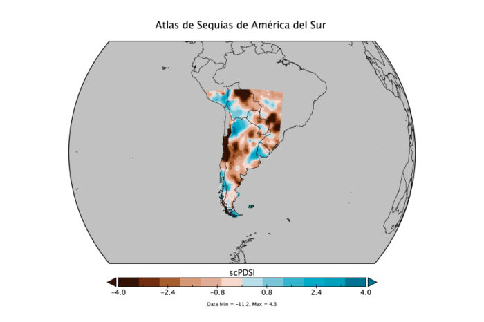 Crean primer Atlas sobre sequía en América del sur