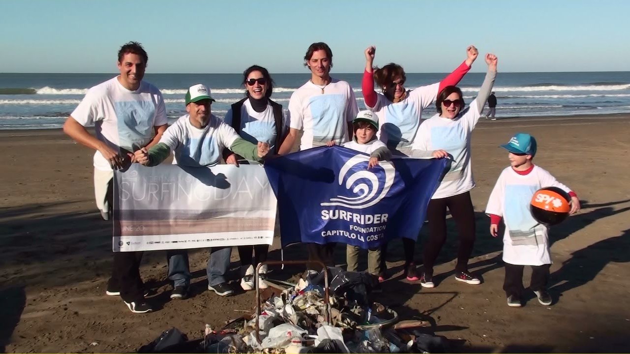 La organización Surfrider La Costa presentó un proyecto para preservar la playa de la erosión costera. Créditos: Gentileza Surfrider La Costa