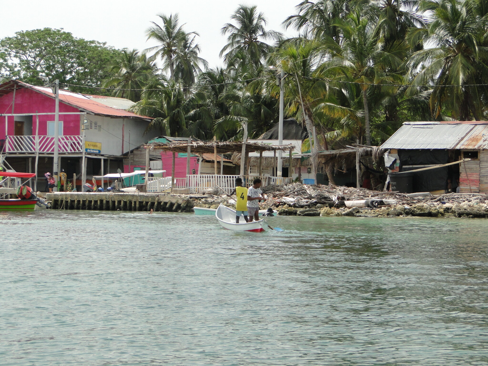 Comunidad de Puerto Caracol, Isla Múcura. Foto Olga CGuerrero/RPV