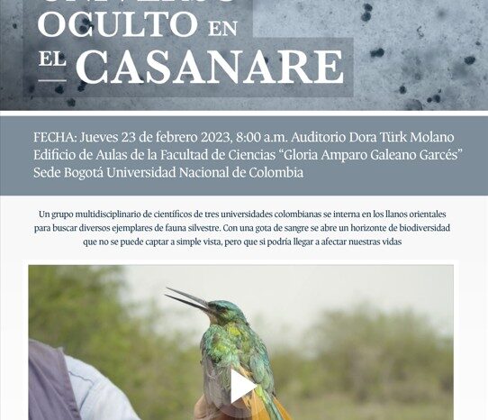 Universo oculto en el Casanare