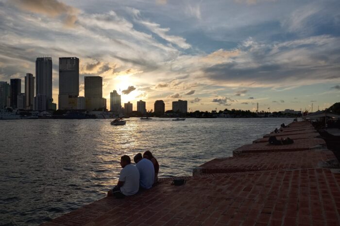 Atardecer en Cartagena, Bolívar