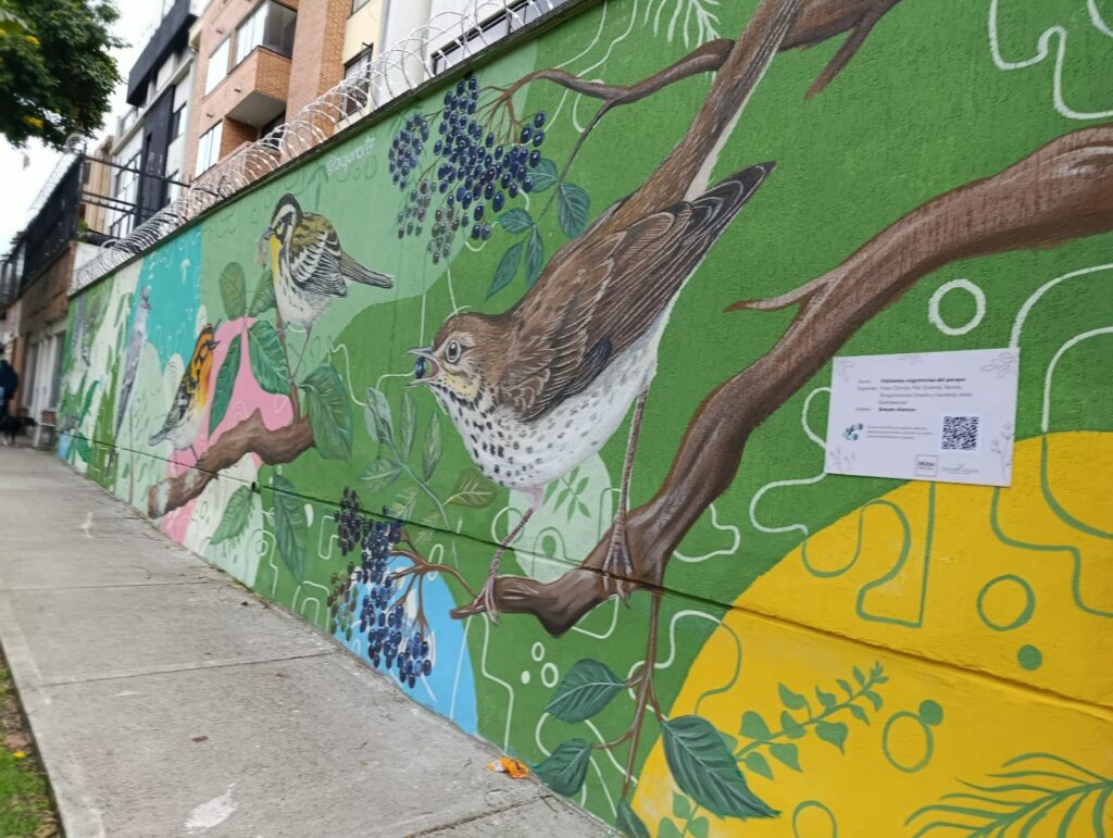 Mural del parque Navarra. Imagen RPV