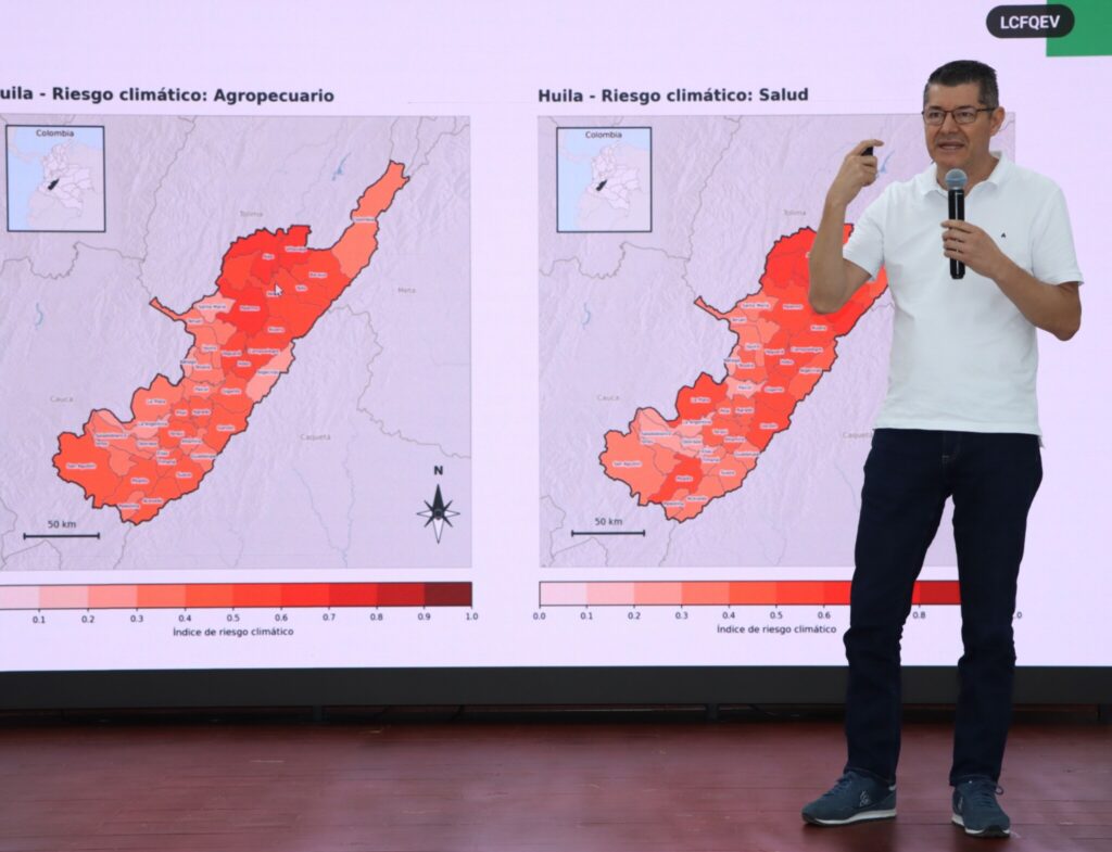 Presentación de nuevos escenarios climáticos para el Huila. Imagen CAM.