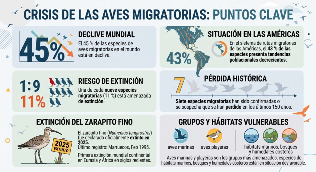 Fuente: BirdLife International.   Gráfica: RPV